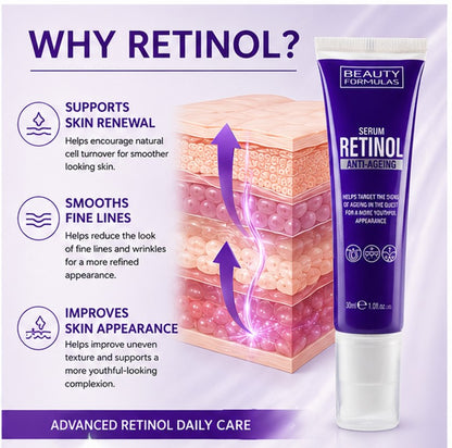 Beauty Formulas Retinol Anti-Ageing Serum Extreme Moisture - 30ml