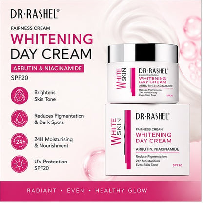 Dr. Rashel Whitening Day Cream with Arbutin &amp; Niacinamide - 50 g