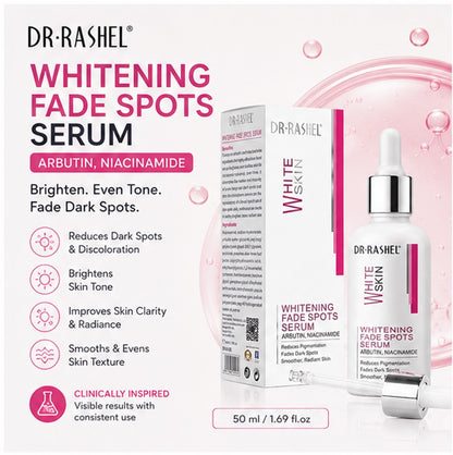 Dr. Rashel Whitening Fade Spots Serum Arbutin & Niacinamide - 50 ml
