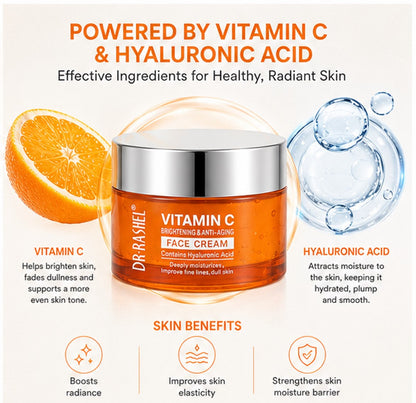Dr. Rashel Vitamin C Face Cream Brightening & Anti-Aging - 50 g