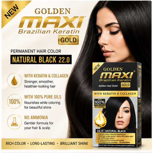 Permanent Hair Color Natural Black - 80 ml