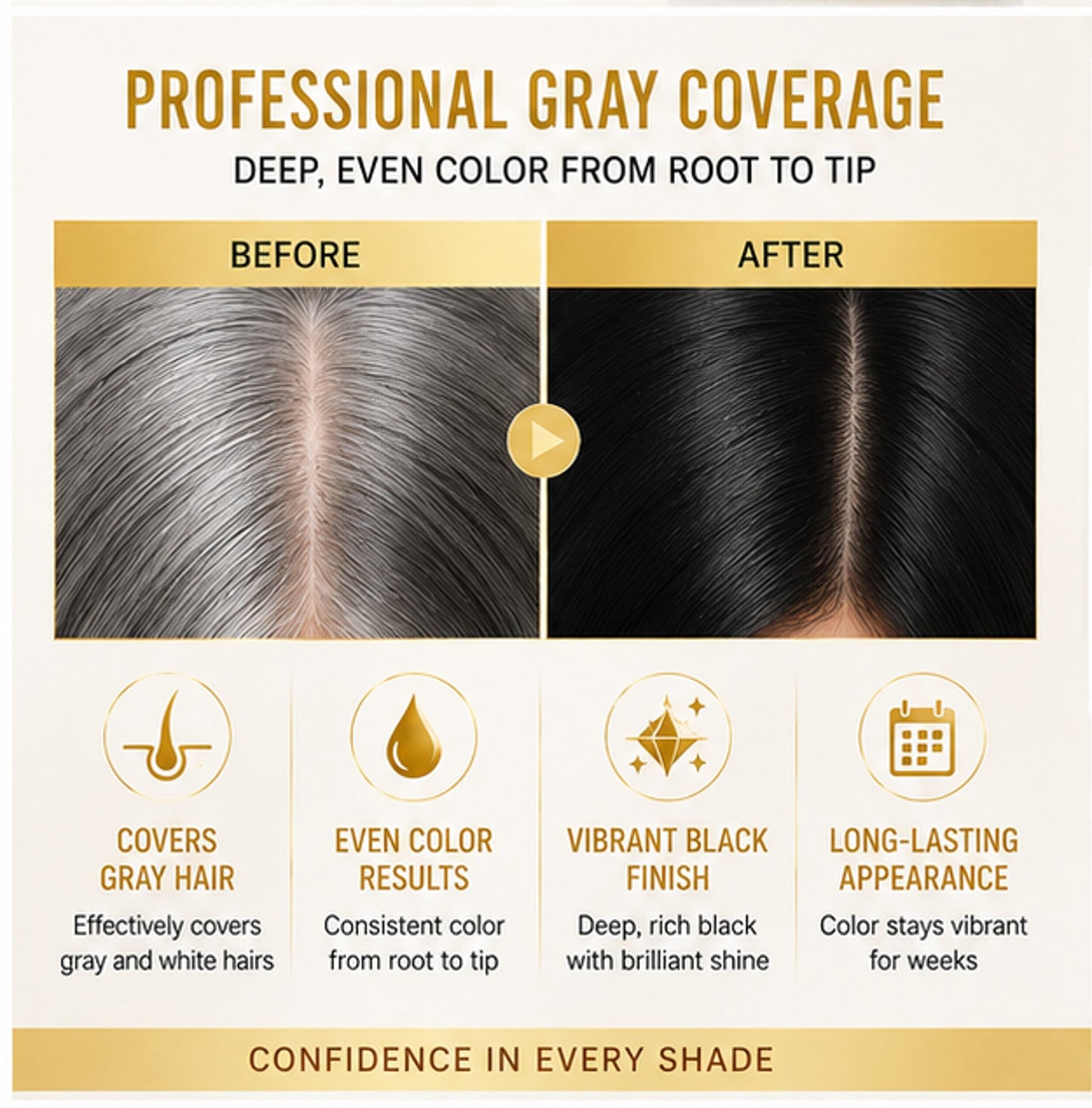 Permanent Hair Color Natural Black - 80 ml
