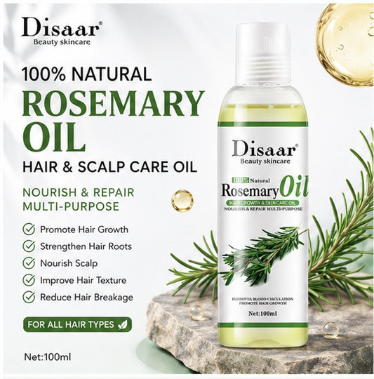 Natural Rosemary Hair & Scalp Growth Oil 100ml