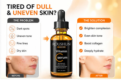 Roushun Vitamin C Anti-Aging Brightening Serum - 30ml